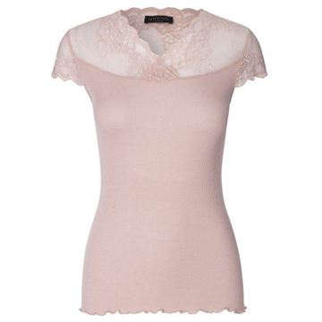 Bilde av trend silk T-shirt Pudder rosa
